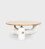 Aurum Centre Table In Natural Bleach Finish