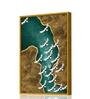 Auspicious Crane Birds Multicolour Synthetic Wood Wall Art