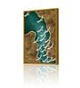 Auspicious Cranes Multicolour Engineered Wood Framed Canvas Wall Painting