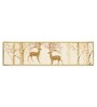 Auspicious Golden Dear Canvas Art Print