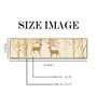 Auspicious Golden Dear Canvas Art Print