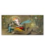 Auspicious Lord Ganpati Ganesha Canvas Wall Painting