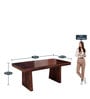 Austin Sheesham Wood 6 Seater Dining Table in Honey Finish