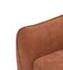 Austin American Fabric 3 Seater Sofa In Rust Orange Color