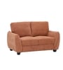 Austin American Fabric 2 Seater Sofa In Rust Orange Color