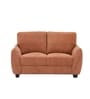 Austin American Fabric 2 Seater Sofa In Rust Orange Color