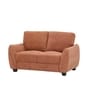 Austin American Fabric 2 Seater Sofa In Rust Orange Color