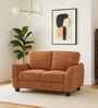 Austin American Fabric 2 Seater Sofa In Rust Orange Color