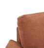 Austin American Fabric 2 Seater Sofa In Rust Orange Color