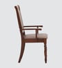 Austin Solid Wood 6 Seater Dining Table Set In Brown Finish