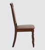 Austin Solid Wood 6 Seater Dining Table Set In Brown Finish