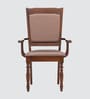 Austin Solid Wood 6 Seater Dining Table Set In Brown Finish