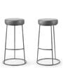 Austin Metal Bar Stool in Grey Colour