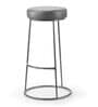 Austin Metal Bar Stool in Grey Colour