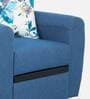 Austin Fabric 1 Seater Sofa in Blue Colour