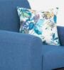 Austin Fabric 1 Seater Sofa in Blue Colour