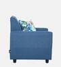 Austin Fabric 1 Seater Sofa in Blue Colour
