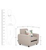 Austin 1 Seater Sofa in Beige Colour