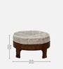 Auti Solid Wood Foot Stool In Provincial Teak Finish