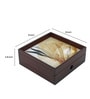 Autumn Brown MDF Wood Cutlery Holder