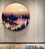 Autumn Black Canvas with Frame Wall Plates