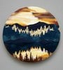 Autumn Evenings Black Canvas Framed Wall Plates