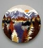 Autumn Black Canvas Framed Wall Plates