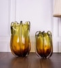Autumn Meadow Glass Vase