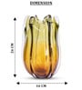 Autumn Meadow Glass Vase