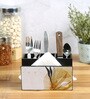 Autumn Multicolor MDF Cutlery and Tissue Holder