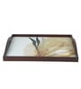 Autumn Teak Brown Teak Wood & MDF Serving Tray Reinvention factory