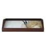 Autumn Teak Brown Teak Wood & MDF Serving Tray Reinvention factory