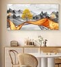Autumnal Elegance Glass Finish Horizontal Wall Art