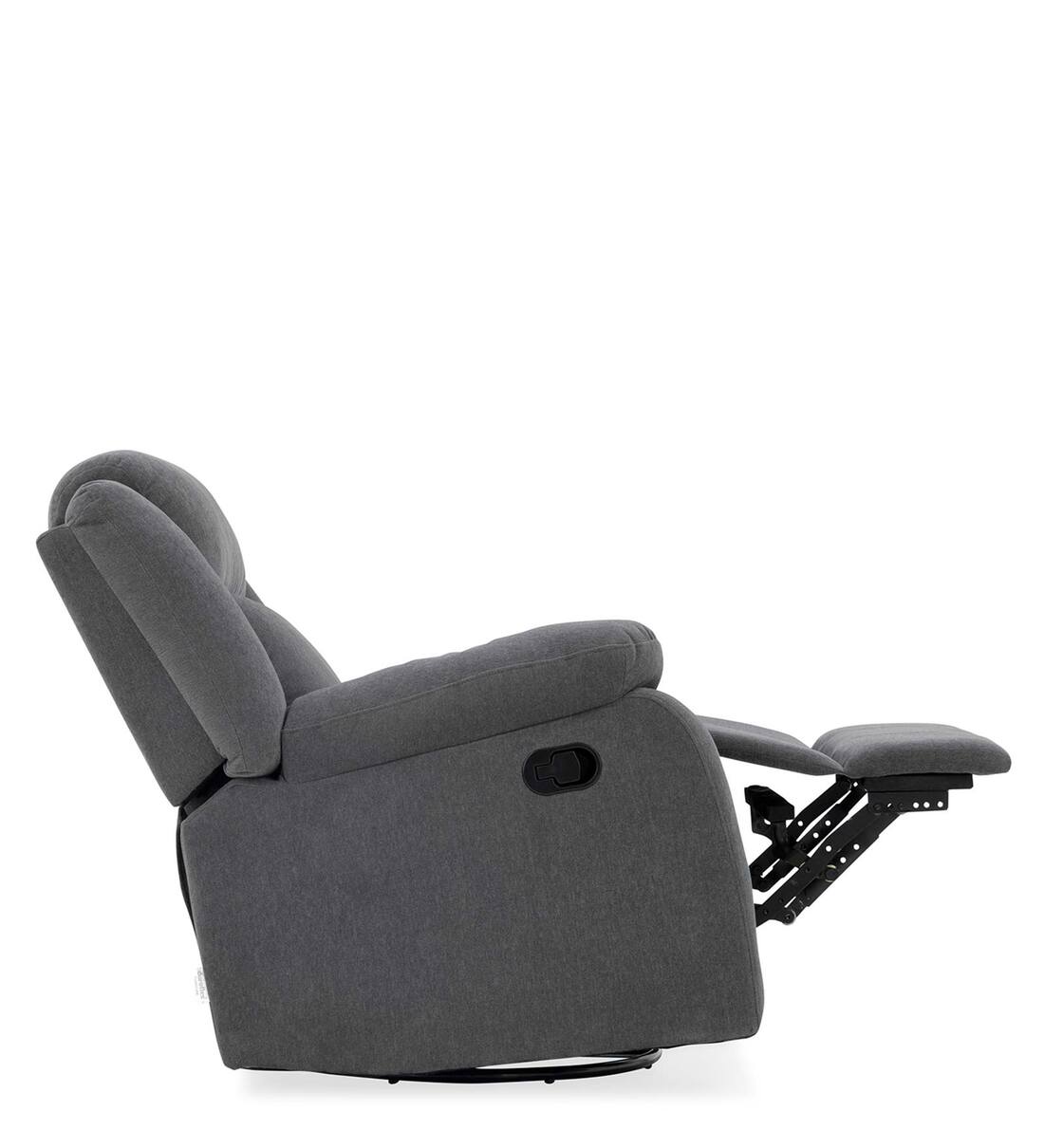 Buy Avalon Fabric Manual 1 Seater Recliner In Graphite Grey Colour By 