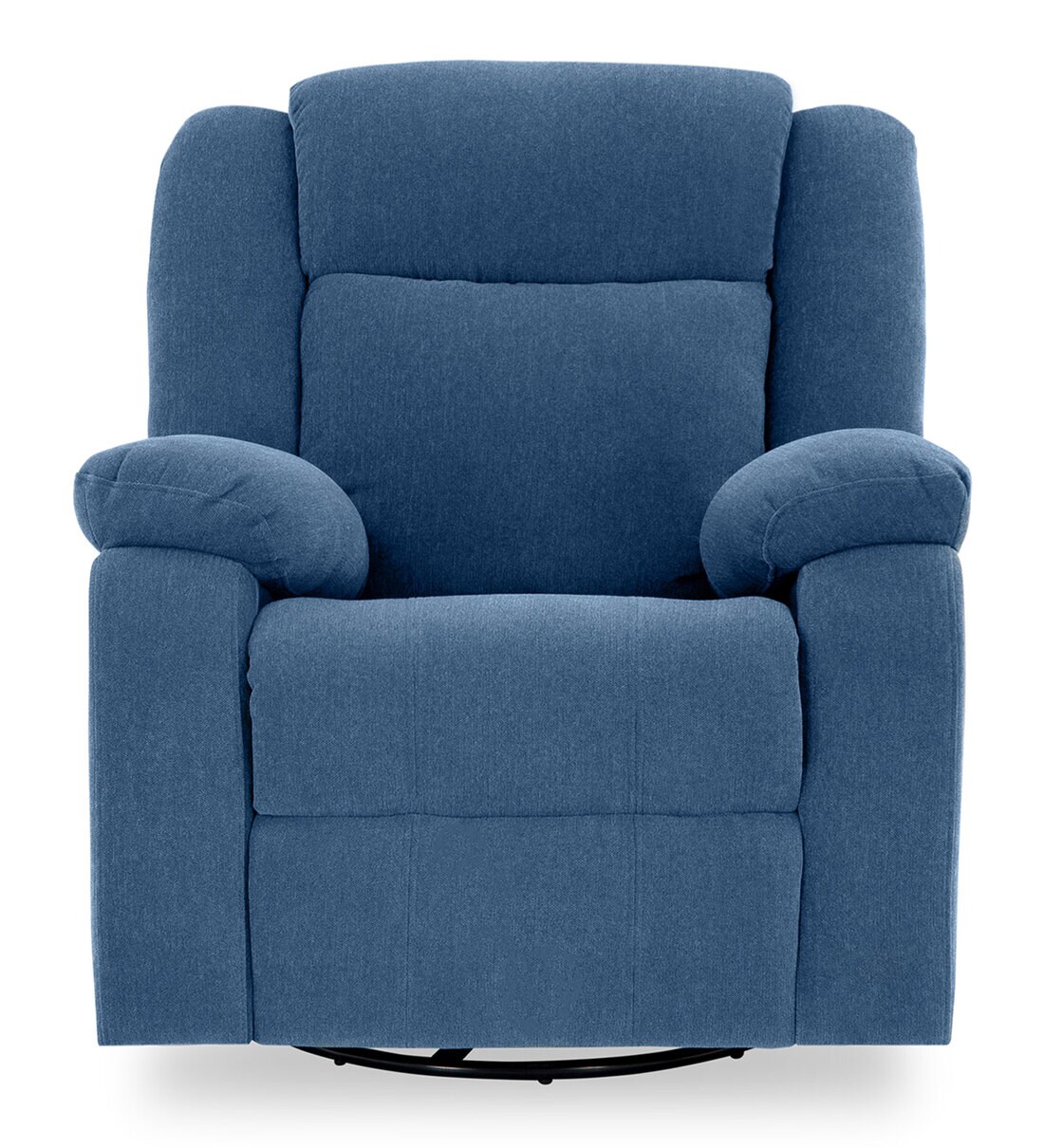 Buy Avalon Fabric Manual 1 Seater Recliner in Twilight Blue Colour by