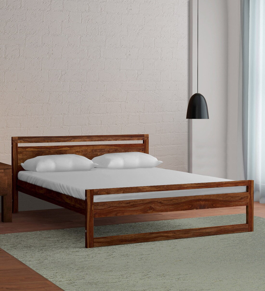 Buy Avian Sheesham Wood King Size Bed In Scratch Resistant Provincial