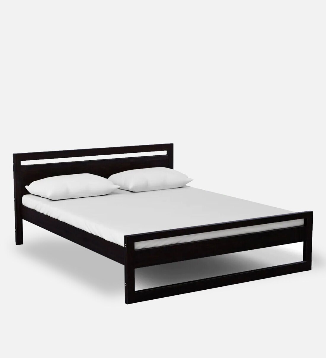 Buy Avian Solid Wood Queen Size Bed In Warm Chestnut Finish By