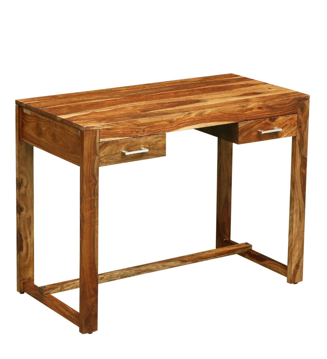 Buy Avian Solid Wood Writing Table In Rustic Teak Finish By Woodsworth