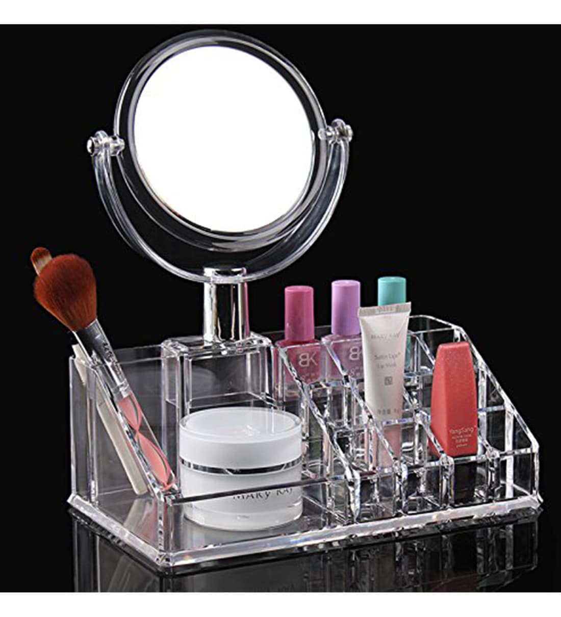 Buy AVMART Lipstick Holder Stand 3 Drawer with mirror Cosmetic Organizer, Makeup Vanity Box
