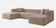 Avalon Signature Corner Sofa In Beige Color