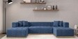 Avalon Signature Corner Sofa In Blue Color