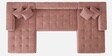 Avalon Signature Corner Sofa In Blush Pink Color