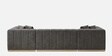 Avalon Signature Corner Sofa In Dark Grey Color