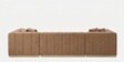 Avalon Signature Corner Sofa In Light Brown Color