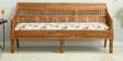 Avantika Sheesham Wood 3 Seater Sofa In Scratch Resistant Rustic Teak Finish