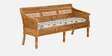 Avantika Sheesham Wood 3 Seater Sofa In Scratch Resistant Rustic Teak Finish