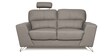 Averio Half Leather 2 Seater Sofa In Buff Colour