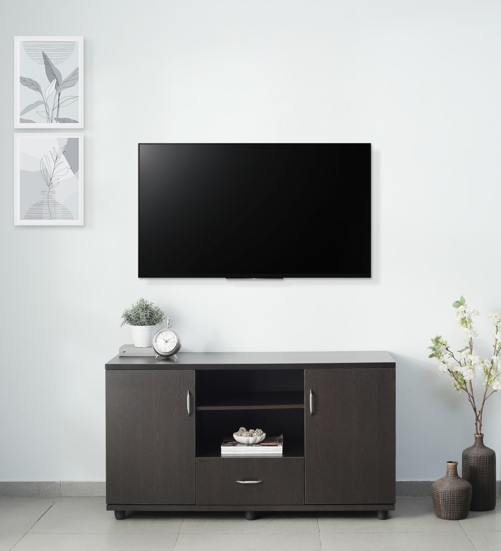 Avian TV Console for TVs in Wenge Finish for TVs up to 55"