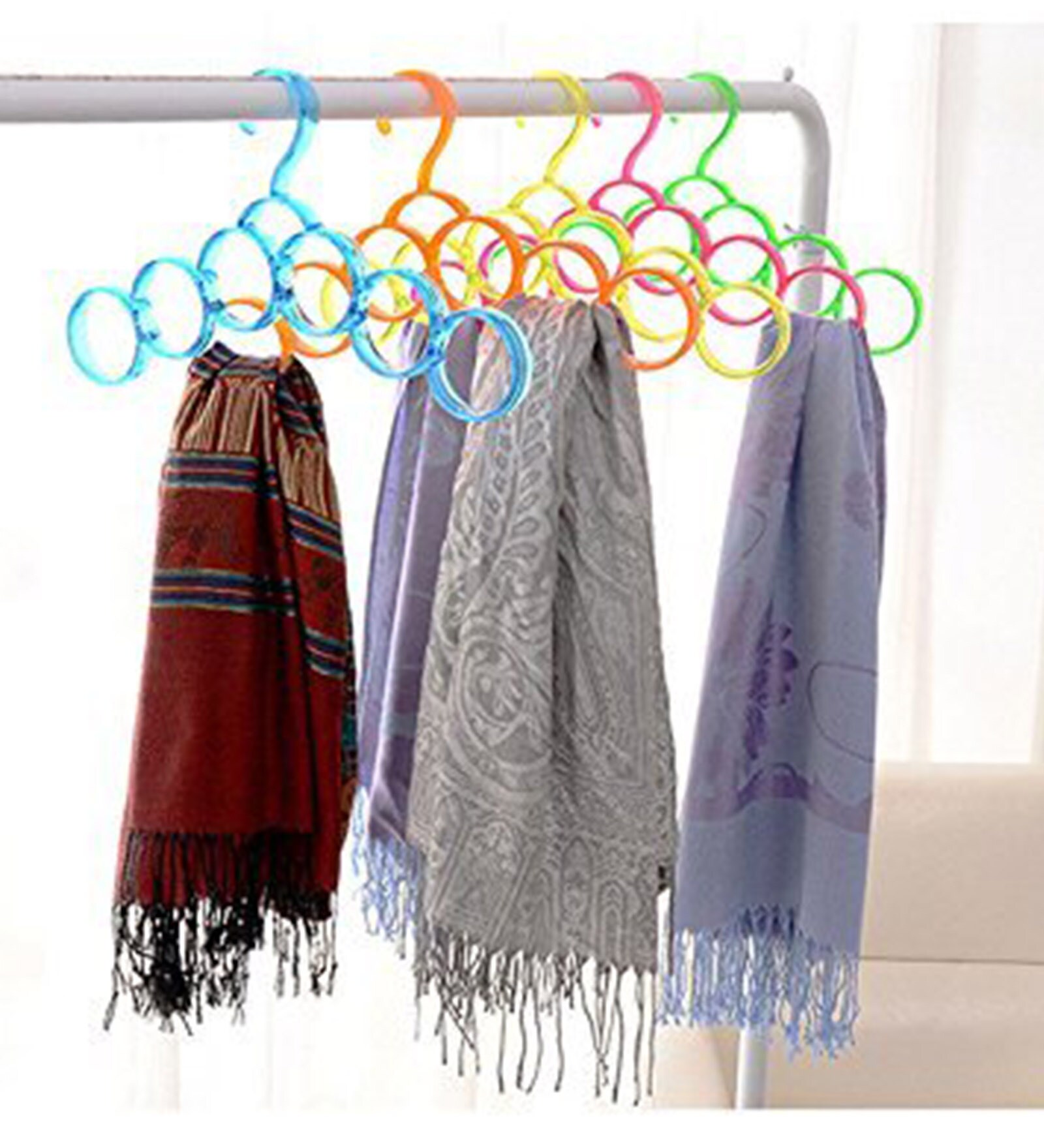 Buy AVMART Single Line Acrylic Hanger Plastic Ring Hanger Online