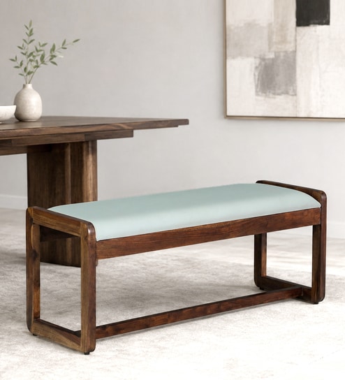 Avian Sheesham Wood Bench in Provincial Teak Finish
